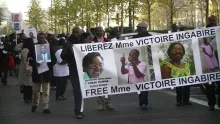 Marche de soutien à Victoire Ingabire