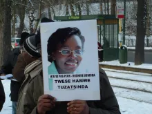 Rassemblement de soutien à Victoire Ingabire