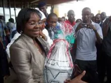 Victoire Ingabire à son arrivée au Rwanda